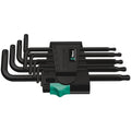 Wera 967/9 Torx 1 L-Key Set, Blacklaser, 9-Pieces