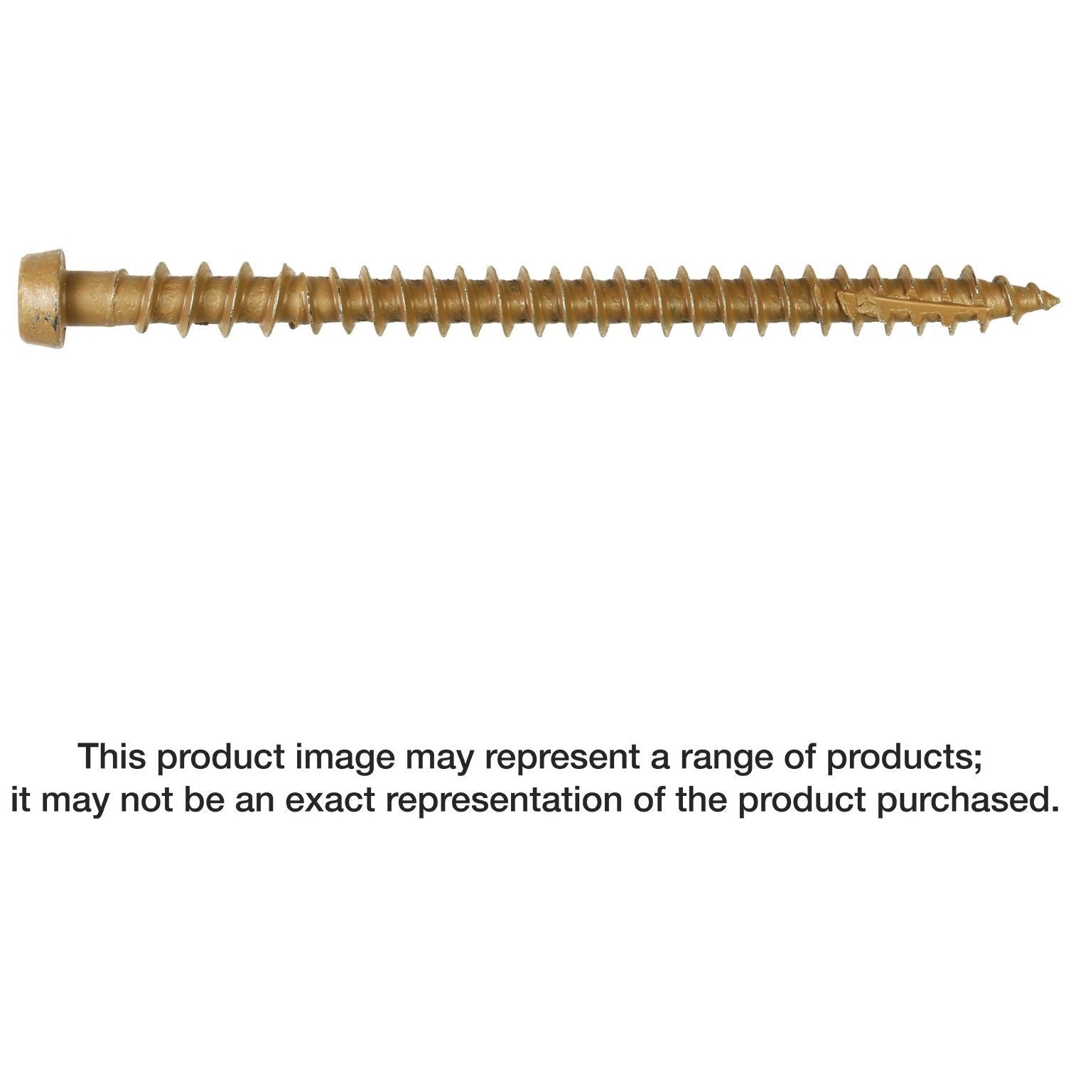Simpson Strong-Tie DCU234SRD Deck-Drive DCU COMPOSITE Screw (Collated), #10 x 2-3/4-in. Quik Guard Red, 1000-Pack