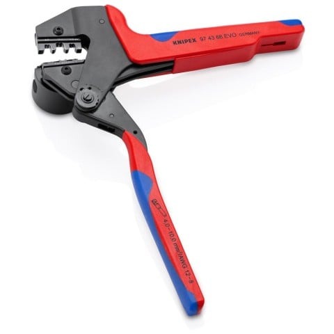 Knipex 8-1/4-in. Crimp System Pliers for MC4 Evo 2 Connectors (97 43 66 EVO)