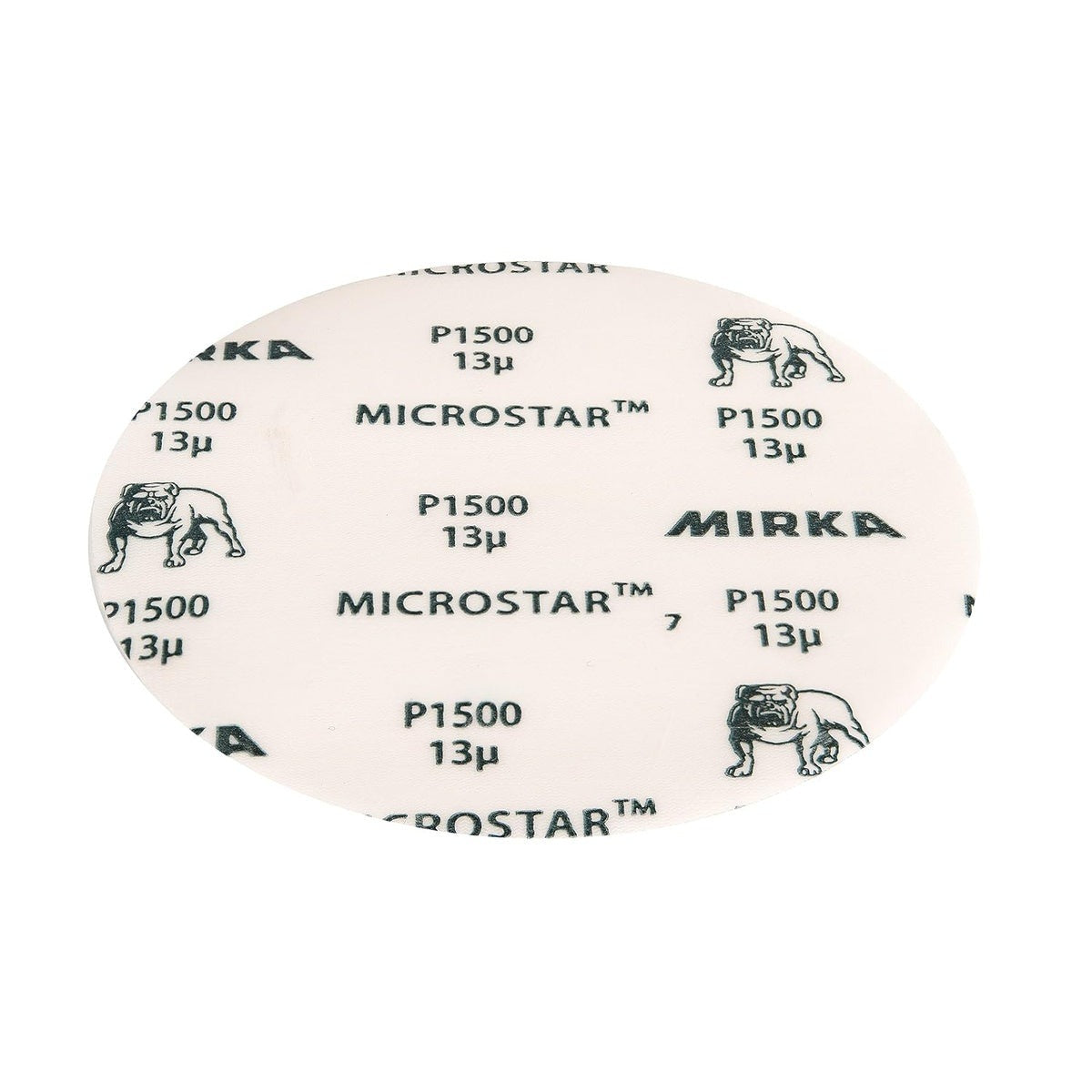 Mirka Microstar 6-in. Hook and Loop Sanding Disc for Dry Finishing (FM-622-800)