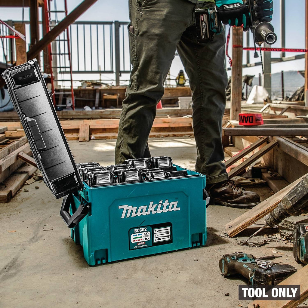 Makita BCC02 40V max XGT 12-Port Charging Case