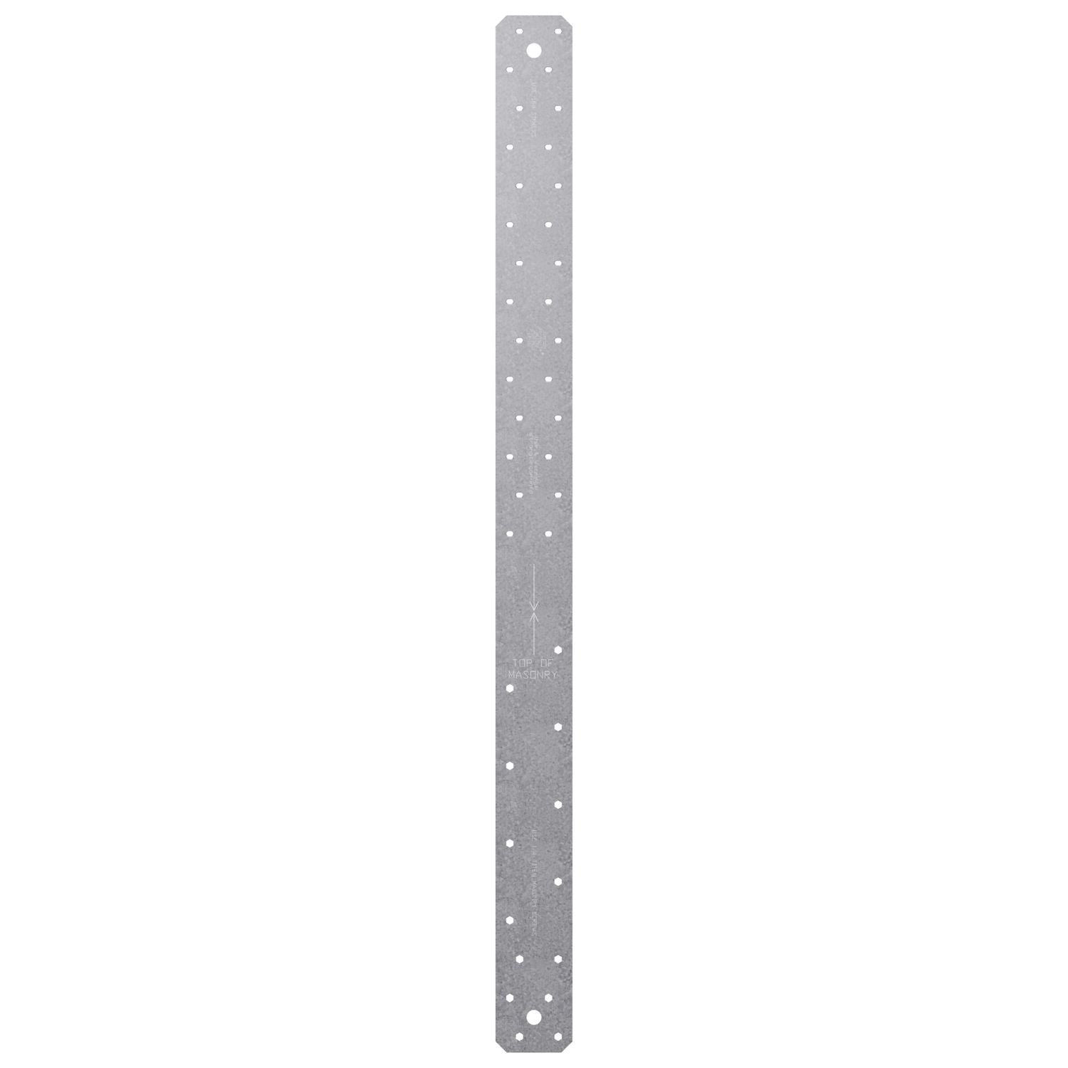 Simpson Strong-Tie MSTCM40 MSTCM 40-1/4 in 16-Gauge Galvanized Medium Strap Tie for Masonry