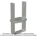 Simpson Strong-Tie CBSQ66-SDS2HDG CBSQ Hot-Dip Galvanized Standoff Column Base for 6x6 with SDS Screws