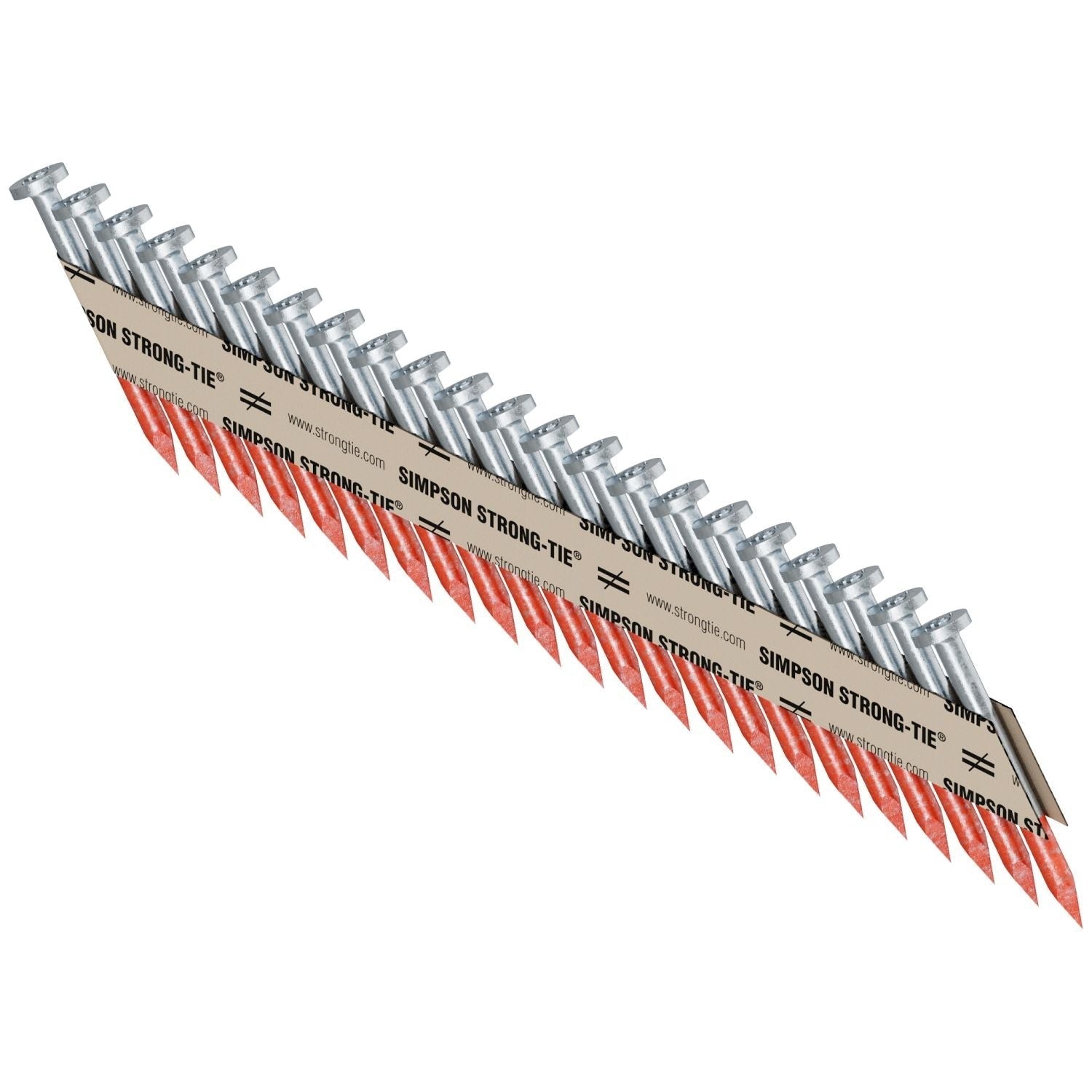 Simpson Strong-Tie N8BRPT4000 Strong-Drive 33° SCN SMOOTH-SHANK CONNECTOR Nail, 1-1/2-in. x .131-in. Bright, 4000-Pack