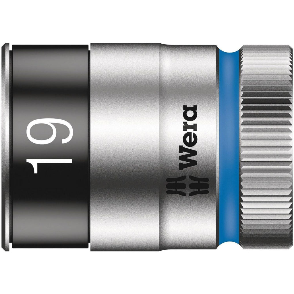 Wera 8790 Hmc Hf Zyklop Socket With 1/2-in. Drive With Holding Function, 19x37-mm.