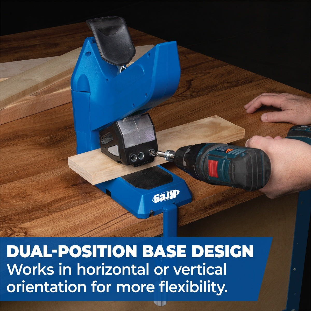 Kreg Pocket-Hole Jig 720 1/2-in. to 1-1/2-in. Pocket-Hole Jig with Automaxx Clamping (KPHJ720)