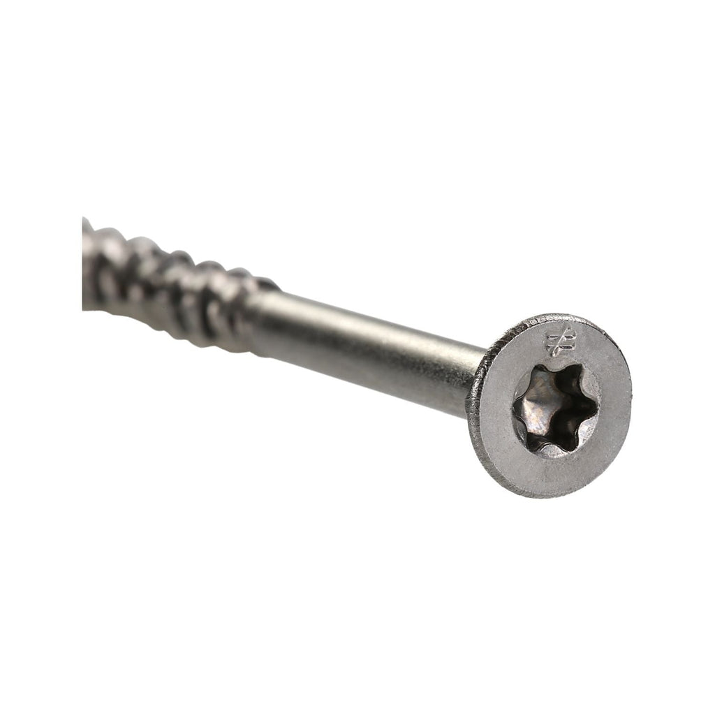 Simpson Strong-Tie S10350WP1 Deck-Drive DWP WOOD SS Screw, #10 x 3-1/2-in. T25, Flat Head, Type 305, 1-lb.