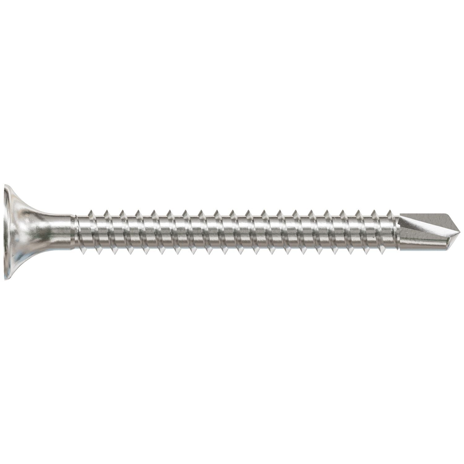 Simpson Strong-Tie F08T162BDB Self-Drilling Bugle-Head Screw, #8 x 1-5/8-in. #2 Square Drive, Type 410, 3000-Pack
