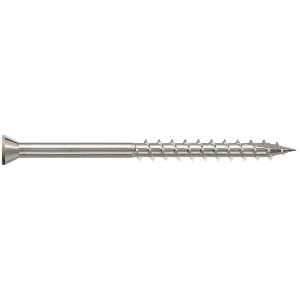 Simpson Strong-Tie S07225FTBTN Trim-Head Screw, 6-Lobe Drive, #7 x 2-1/4-in. T15 Type 305, Tan, 1750-Pack