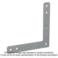 Simpson Strong-Tie 1212HLHDG HL 12-in. x 12-in. 7-Gauge Hot-Dip Galvanized Heavy L Strap