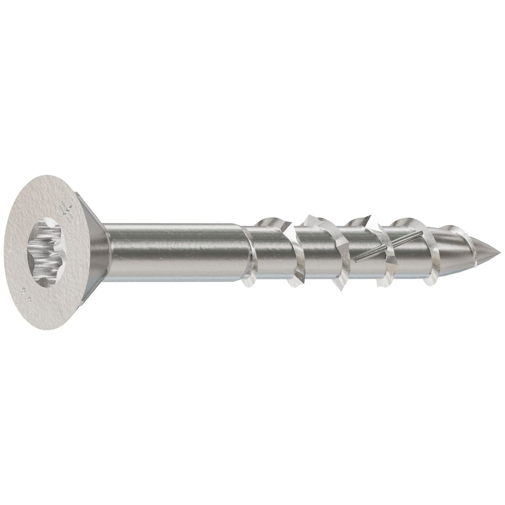 Simpson Strong-Tie S08125WP1 Deck-Drive DWP WOOD SS Screw, #8 x 1-1/4-in. T-20, Flat Head, Type 305, 1-lb.
