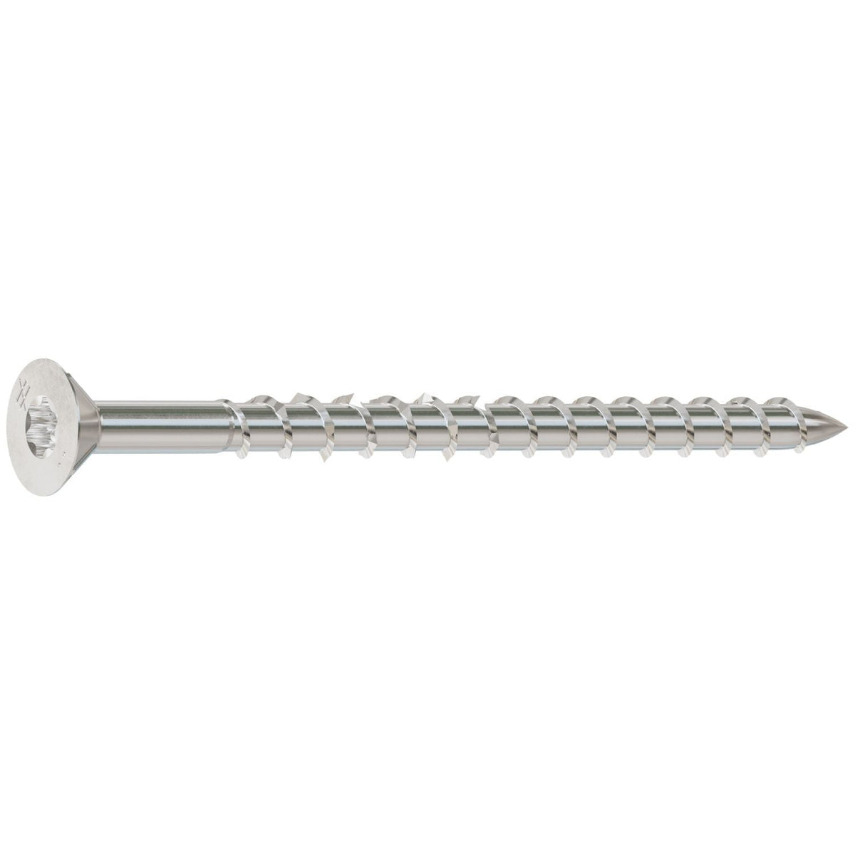 Simpson Strong-Tie S08250WPF5 Deck-Drive DWP WOOD SS Screw, #8 x 2-1/2-in. T-20, Flat Head, Type 305, 5-lb.