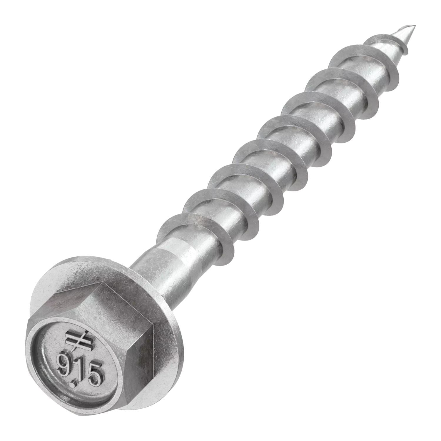 Simpson Strong-Tie Strong-Drive SD Connector SS Screw, #9 x 1-1/2-in. 1/4-Hex Drive, Type 316, 500-Pack (SD9112SS-R500)