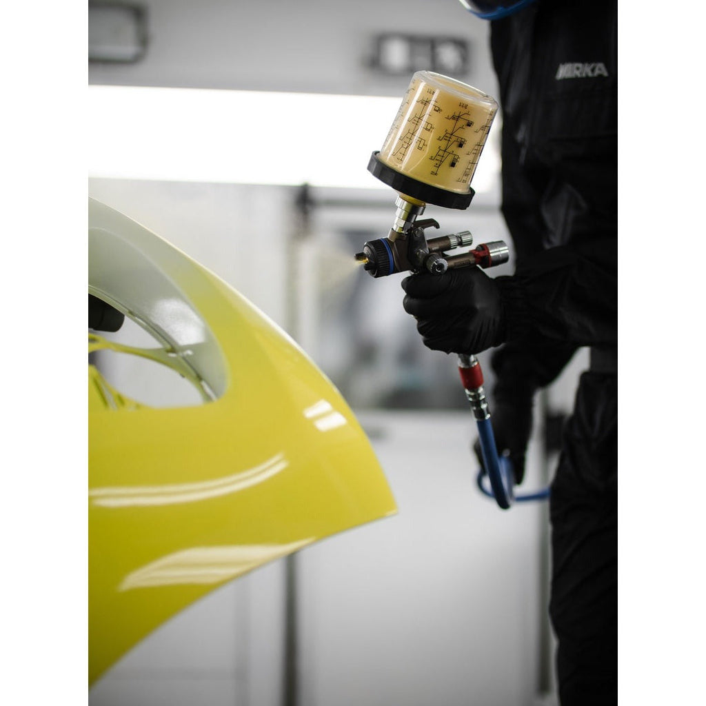 Mirka 850 ml Paint Cup System with 190μm Filter Lids and 50 Liners (9190172850)