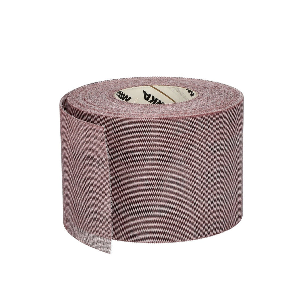 Mirka Abranet 3.67-in. x 82-ft. P320 Grip Sanding Roll for Dust-Free Sanding (9A-593-320)