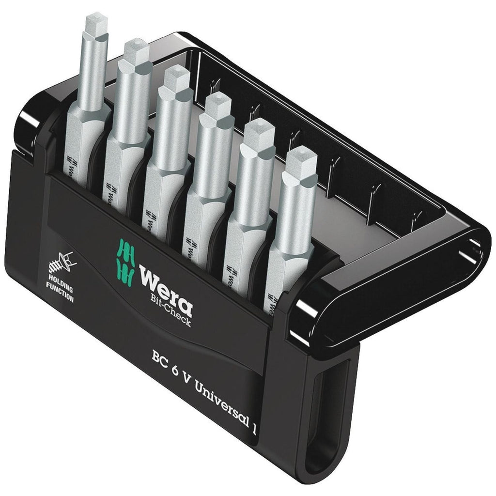 Wera Bit-Check 6 V Universal 1, 6-Pieces