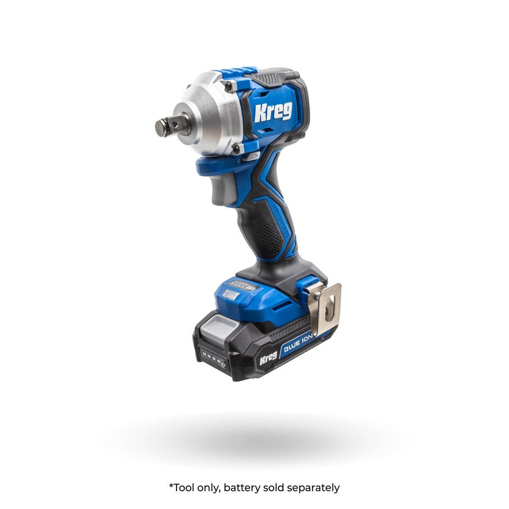 Kreg Ionic Drive 20V 1/2-in. Cordless Compact Impact Wrench, Tool Only (KPTCWR050B)