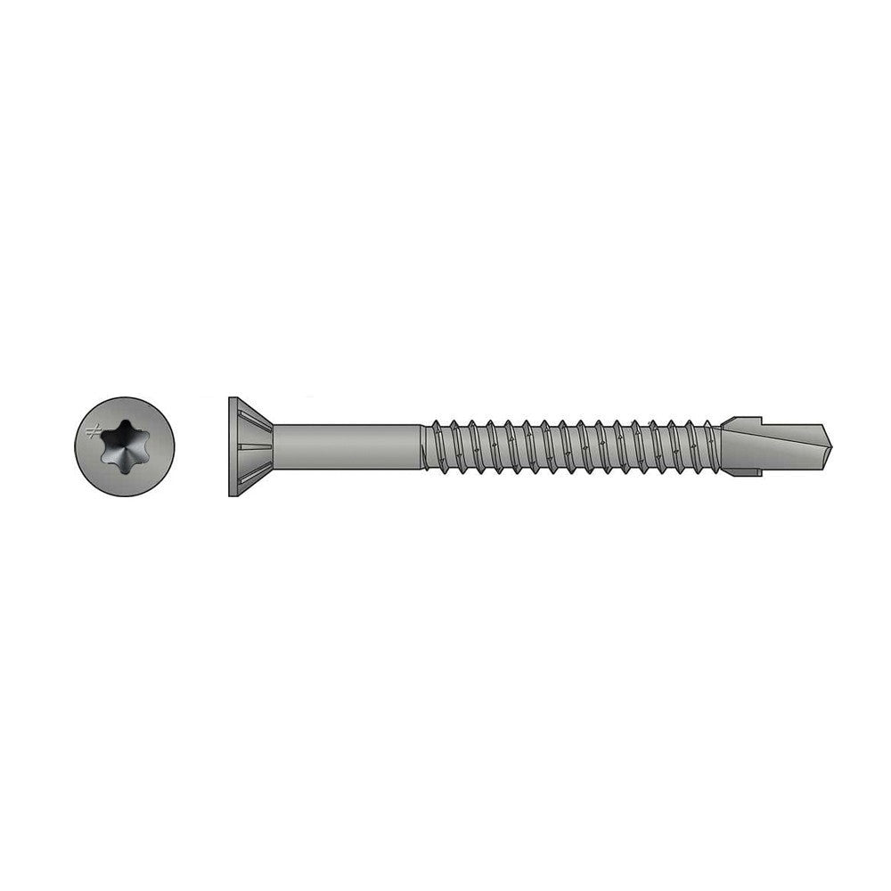 Simpson Strong-Tie TBG1260R1500 Strong-Drive TB WOOD-TO-STEEL Screw, #12 x 2-3/8-in. N2000, 1500-Pack