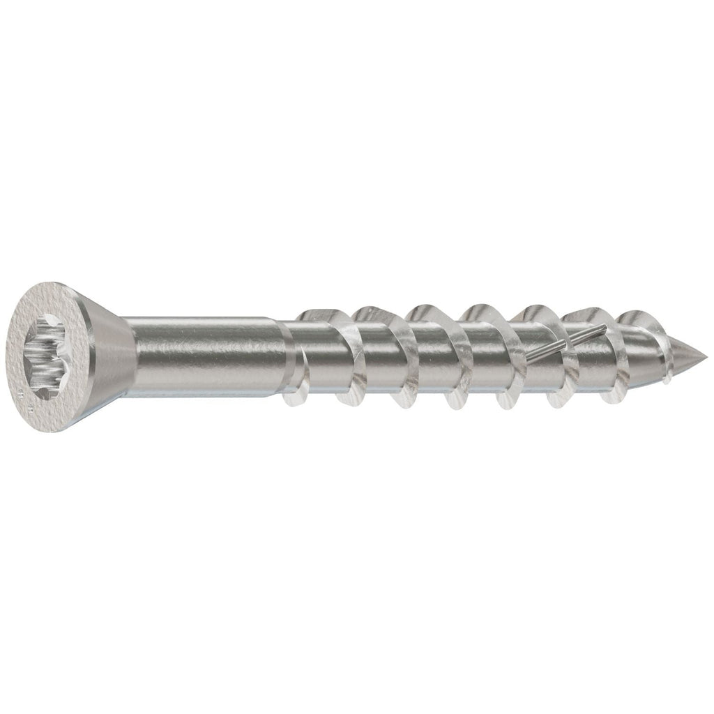 Simpson Strong-Tie S07125WP1 Deck-Drive DWP WOOD SS Screw, #7 x 1-1/4-in. T-15, Trim Head, Type 305, 1-lb.