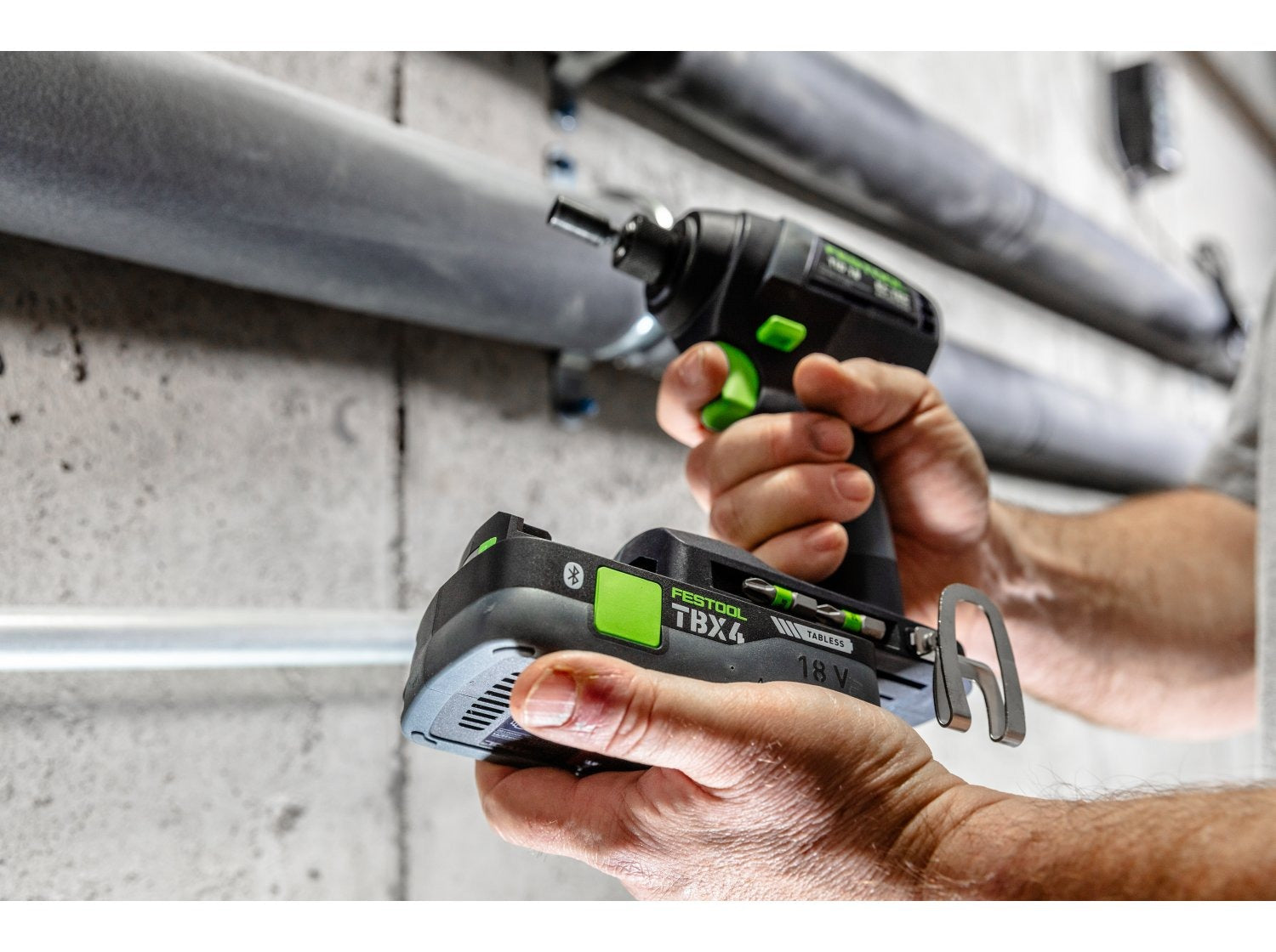 Festool 18V TPC 18/4 Cordless Drill Driver and TID 18 Cordless Impact Driver BASIC with Systainer (578830)