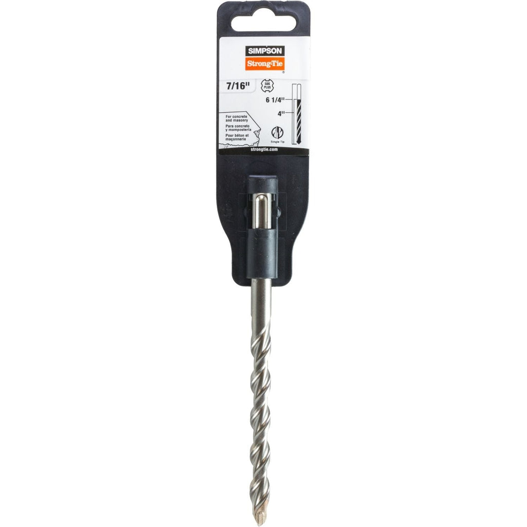 Simpson Strong-Tie MDPL04306 7/16-in. x 6-1/4-in. SDS-plus Shank Drill Bit