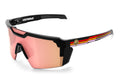 Heat Wave Future Tech Side Stripe Red Customs Z87+ Sunglasses