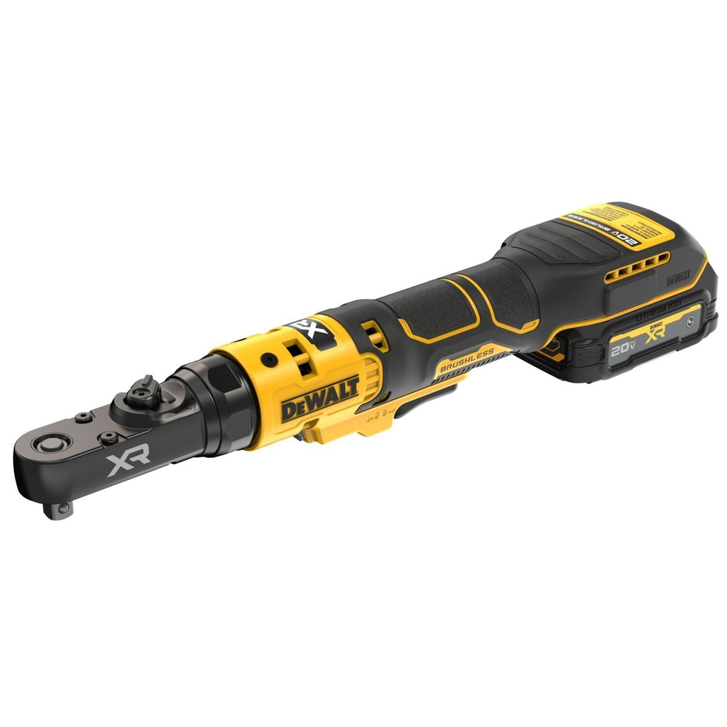 DeWALT DCF520GE1 20V MAX XR Brushless 1/4-in. & 3/8-in. Sealed Head Ratchet 1.7Ah Kit