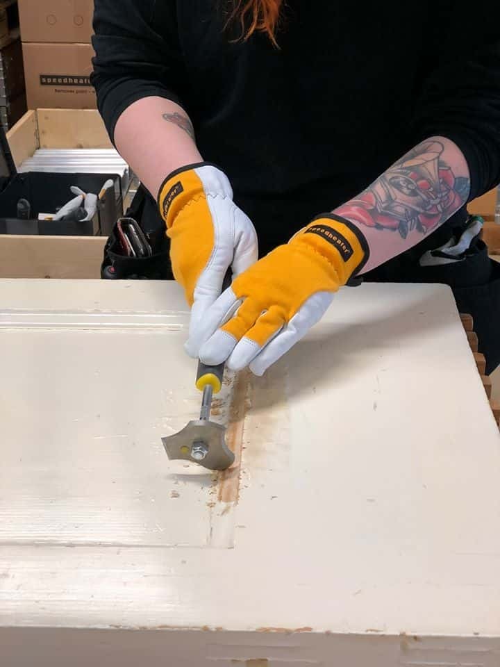 Speedheater Profile Paint Scraper for Curved & Profiled Woodwork