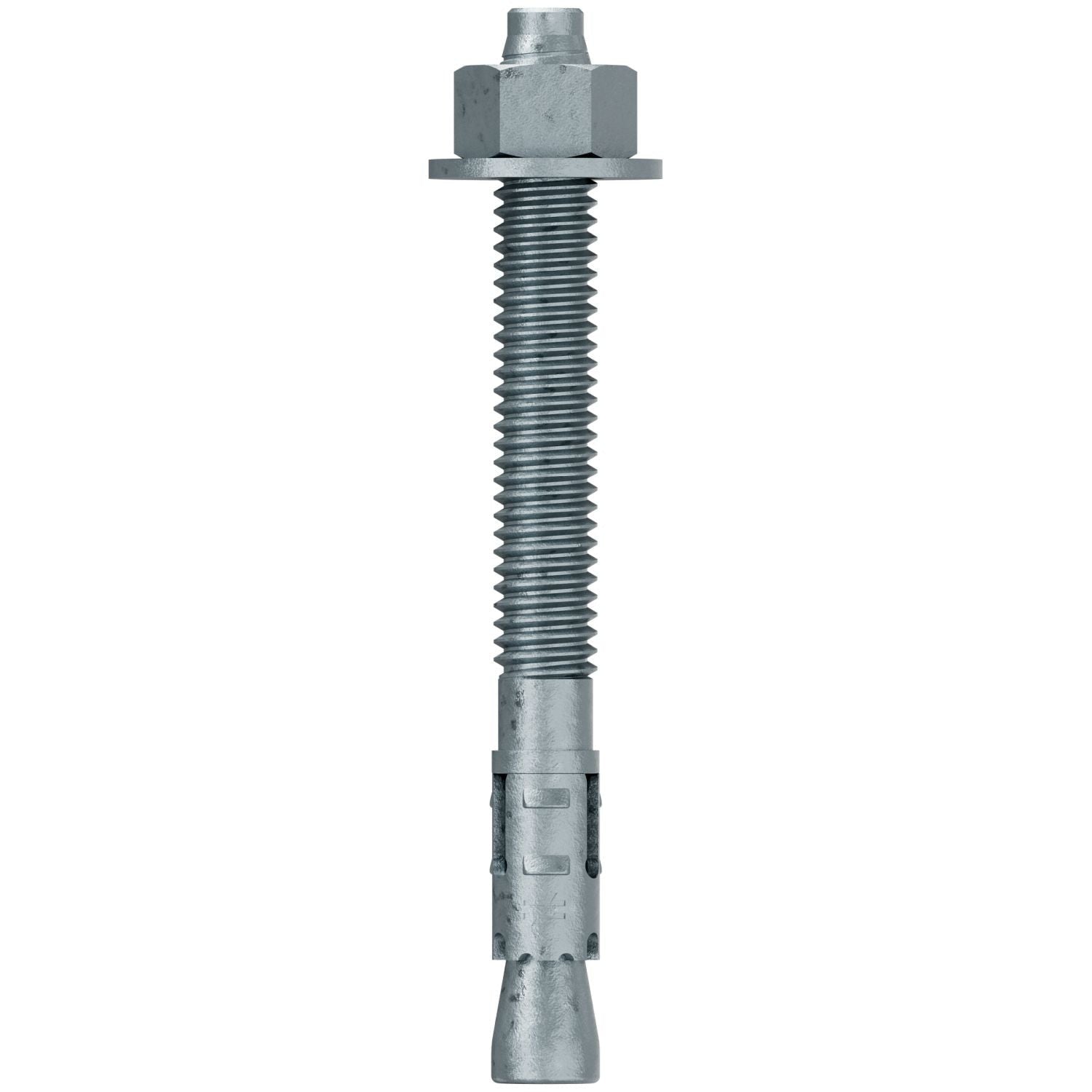 Simpson Strong-Tie STB2-37334MGF50 Strong-Bolt 2, 3/8-in. x 3-3/4-in. Mechanically Galvanized Wedge Anchor, Fully Assembled, 50-Pack