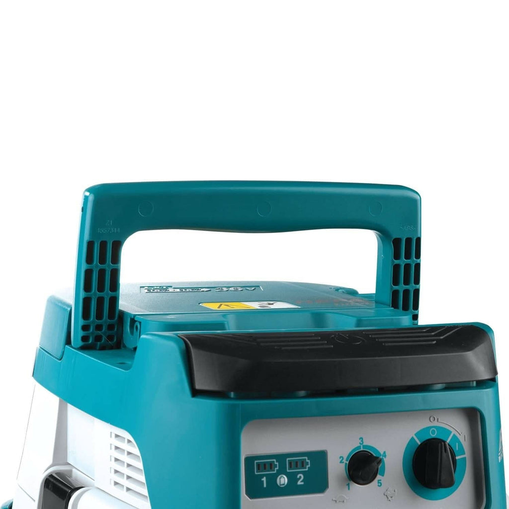 Makita XCV24ZX 36V (18V X2) LXT Brushless 4 Gallon HEPA Filter Dry Dust Extractor, Tool Only