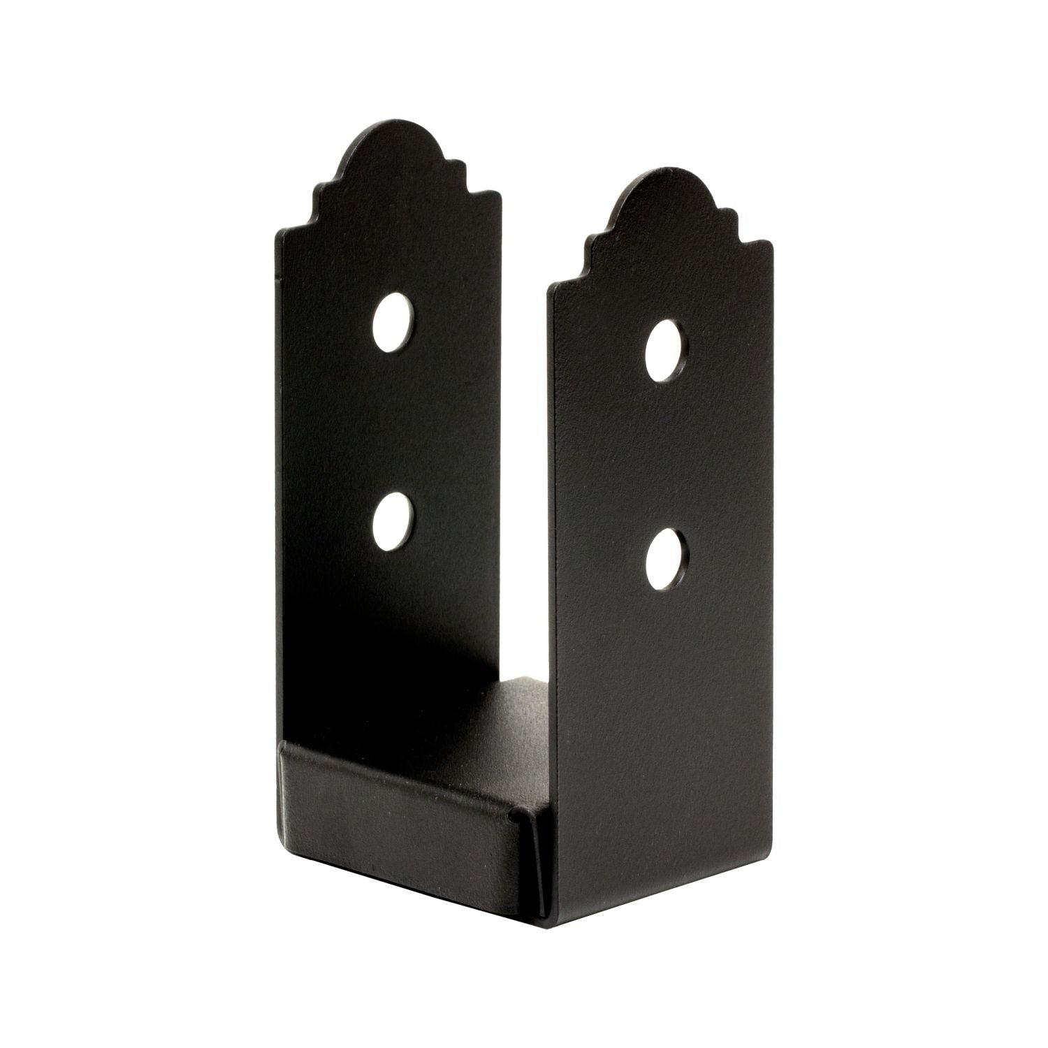 Simpson Strong-Tie APB44R Outdoor Accents Mission Collection ZMAX, Black Powder-Coated Post Base for 4x4 Rough