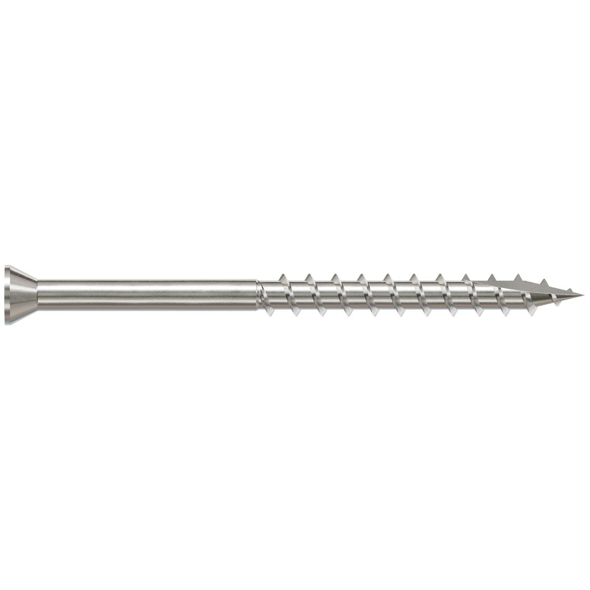 Simpson Strong-Tie S07C225FBP Trim-Head Screw, Square Drive, #7 x 2-1/4-in. #1 SQ, Type 305, 100-Pack