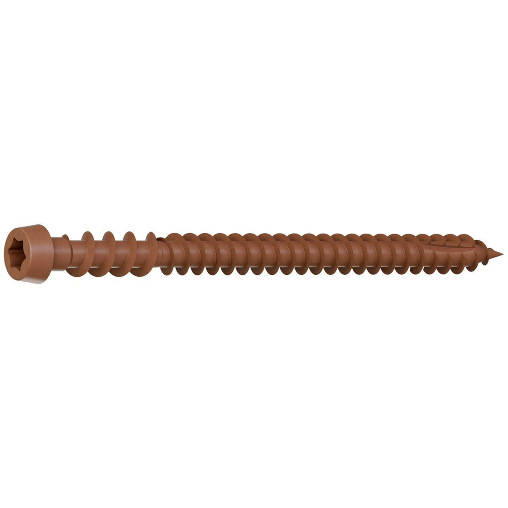 Simpson Strong-Tie DCU234SRD Deck-Drive DCU COMPOSITE Screw (Collated), #10 x 2-3/4-in. Quik Guard Red, 1000-Pack