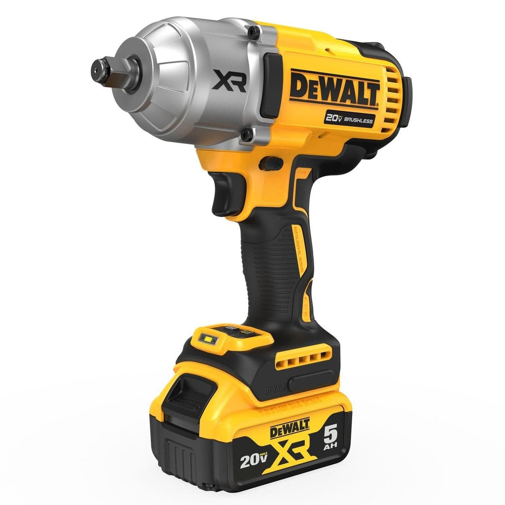 DeWalt DCF900P2 20V MAX XR 1/2" High Torque Impact Wrench with Hog Ring Anvil 5.0Ah Kit
