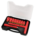 Wiha 31595 Insulated 3/8" Drive T-Handle and Metric Sockets 10 Piece Set