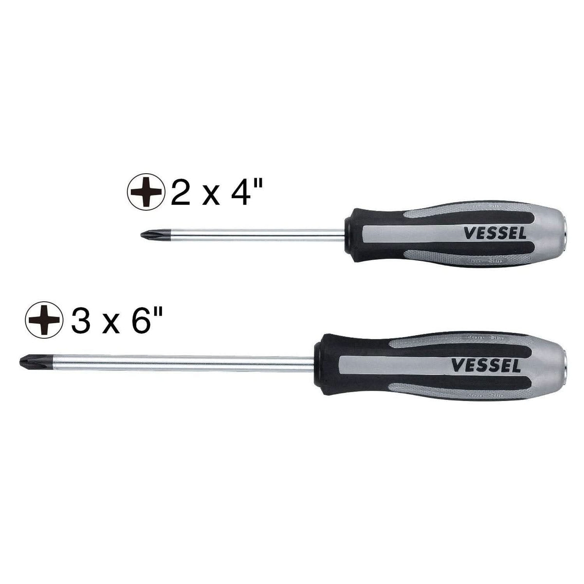Vessel 9802SC MEGADORA IMPACTA Screwdriver 2-Piece Set (9802SC)