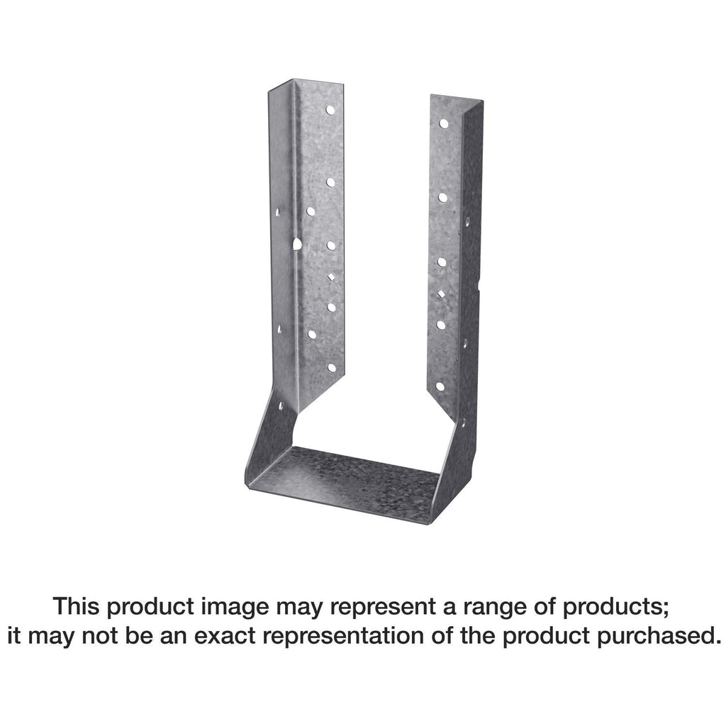 Simpson Strong-Tie HUCQ612Z-SDSG HUCQ ZMAX Heavy Face-Mount Concealed-Flange Joist Hanger for 6x12 w/ Screws
