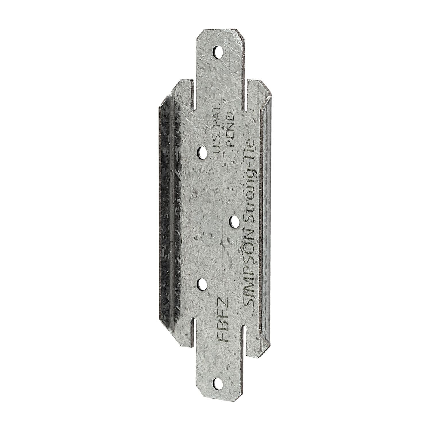 Simpson Strong-Tie FBFZ FBFZ ZMAX Galvanized Flat Rail Fence Bracket for 2x4
