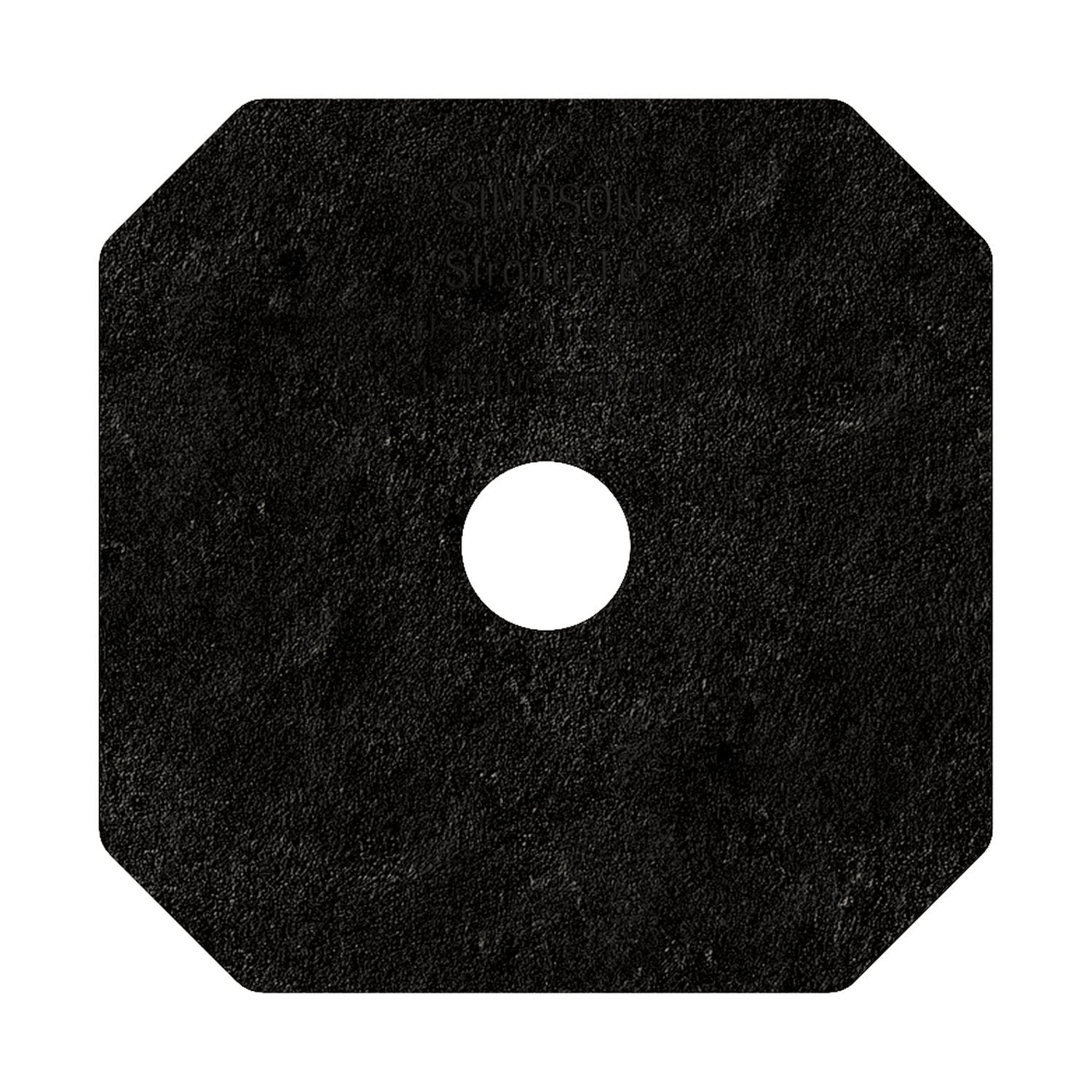 Simpson Strong-Tie APVDW56 Outdoor Accents Avant Collection Z-MAX, Black Powder-Coated Decorative Washer