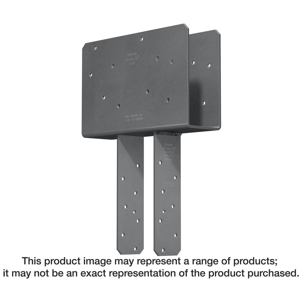 Simpson Strong-Tie CCQ44SDS2.5 CCQ Column Cap for 4x Beam, 4x Post with Strong-Drive SDS Screws