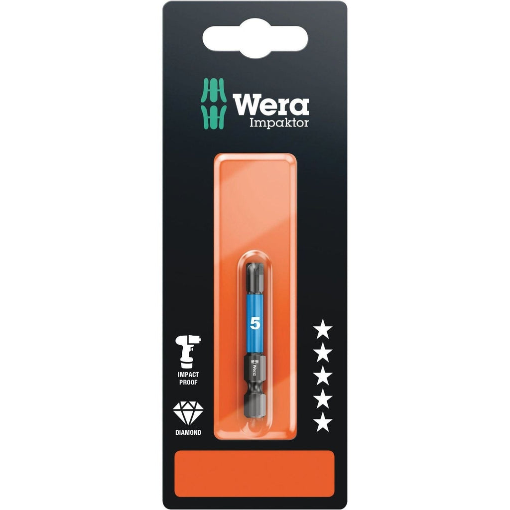Wera 840/4 Imp Dc Impaktor Bit SB, 6x50-mm.