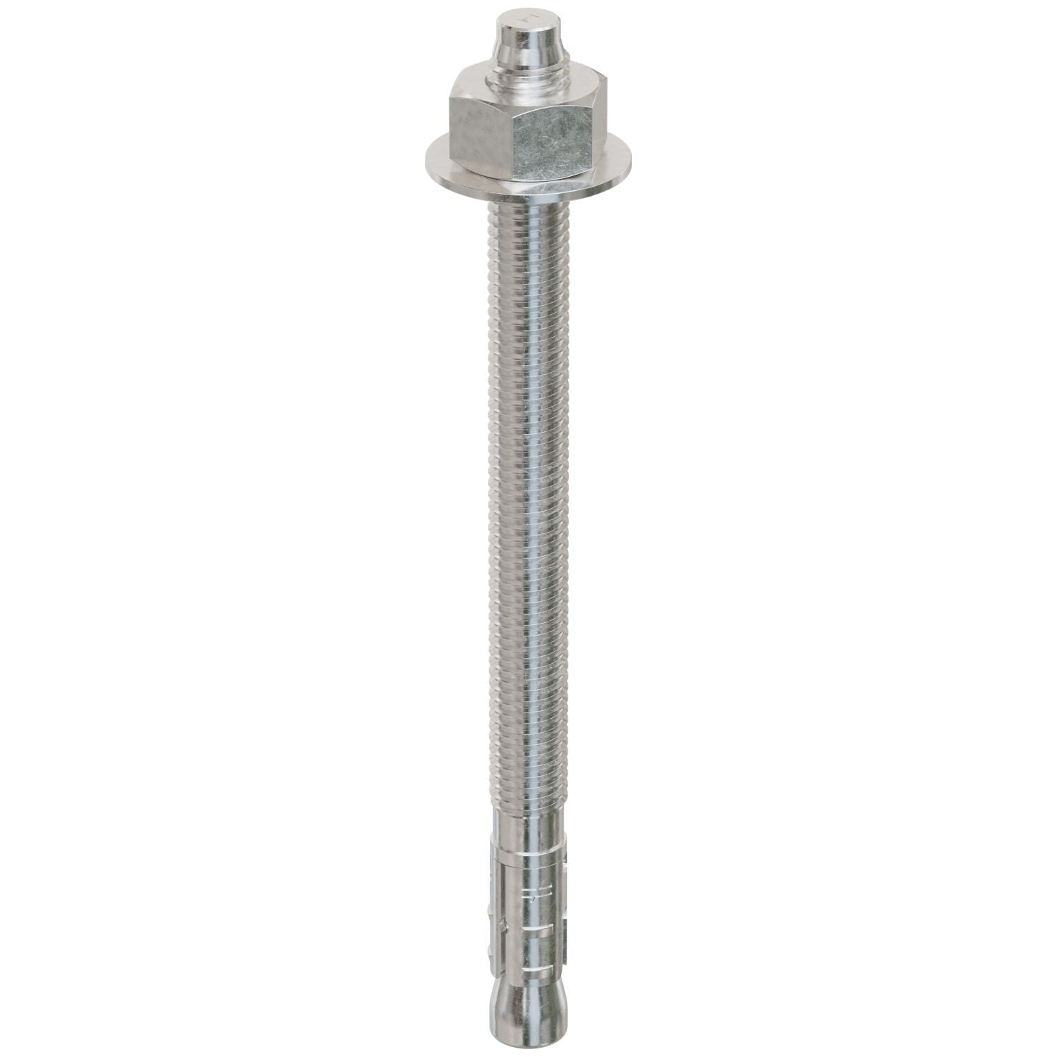 Simpson Strong-Tie STB2-50700S6F25 Strong-Bolt 2, 1/2-in. x 7-in. Type 316 Stainless-Steel Wedge Anchor, Fully Assembled, 25-Pack