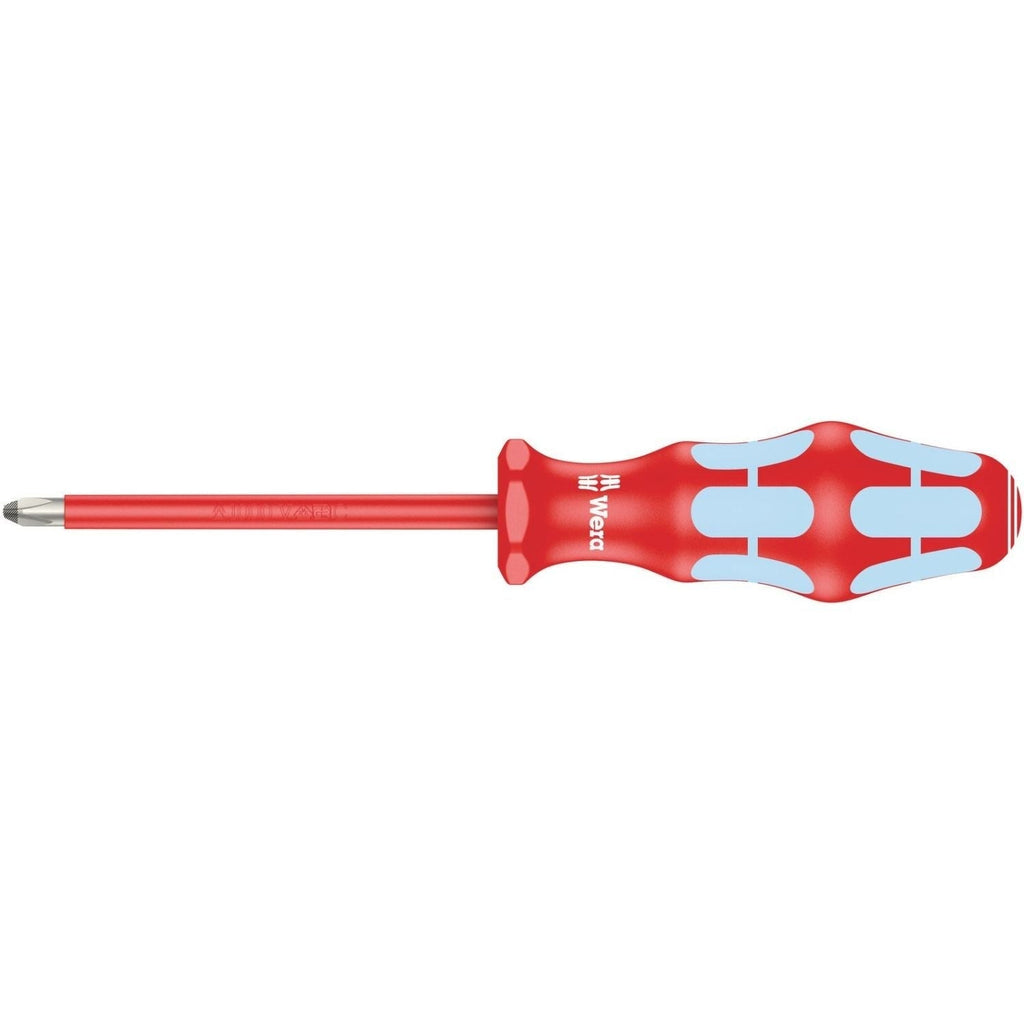 Wera 3162 I Ph VDE Insulated Screwdriver For Phillips Screws, Stainless, Ph 1x80-mm.