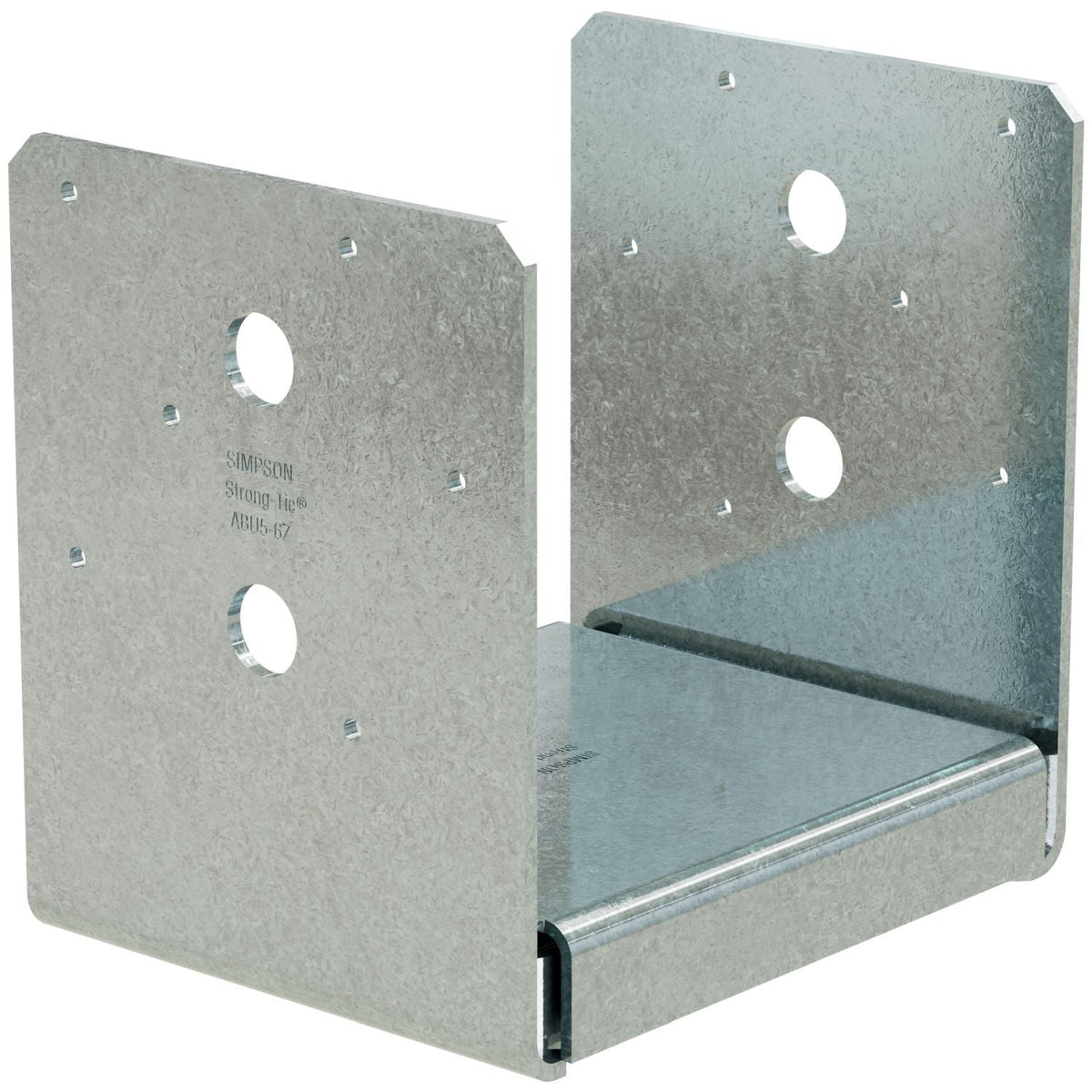 Simpson Strong-Tie ABU5-6Z ABU ZMAX Galvanized Adjustable Standoff Post Base for 5-1/8-in. x 6-in. Engineered Lumber