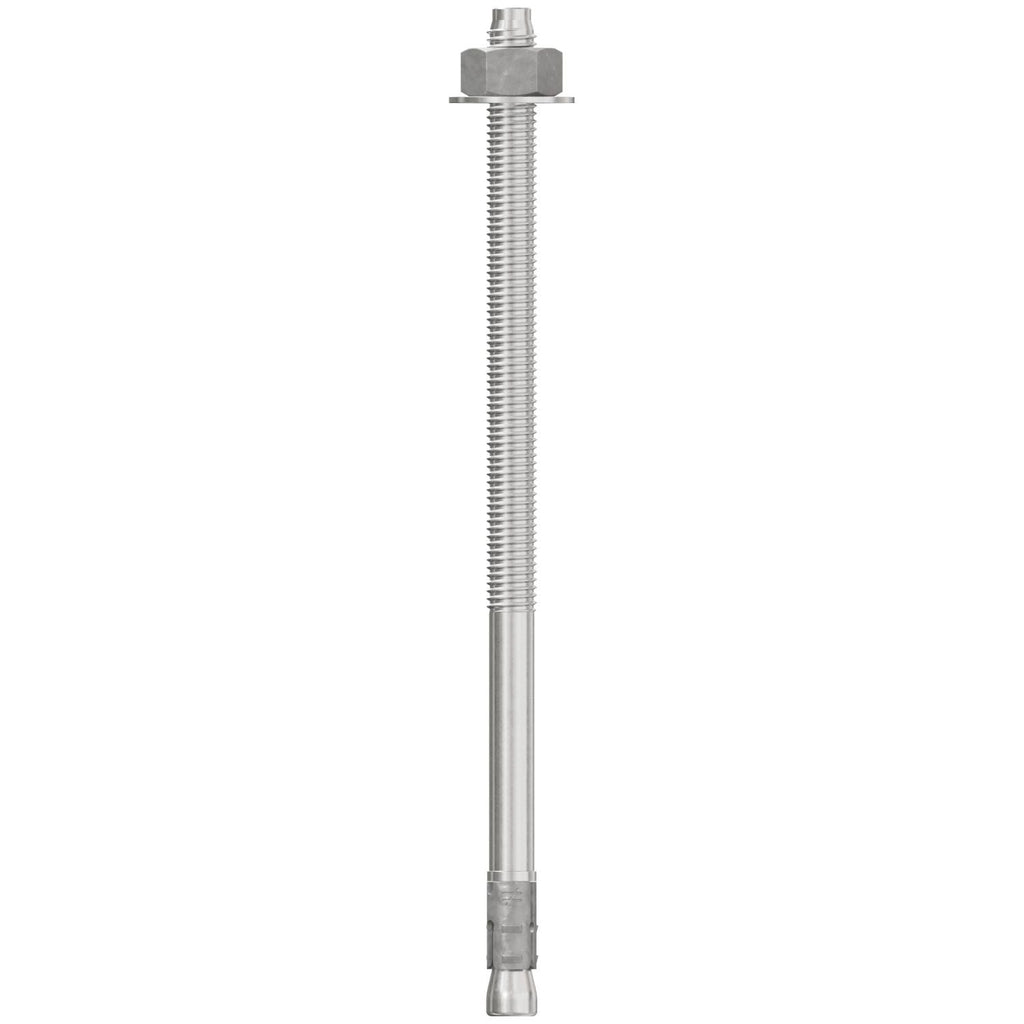Simpson Strong-Tie STB2-50100S6F20 Strong-Bolt 2, 1/2-in. x 10-in. Type 316 Stainless-Steel Wedge Anchor, Fully Assembled, 20-Pack