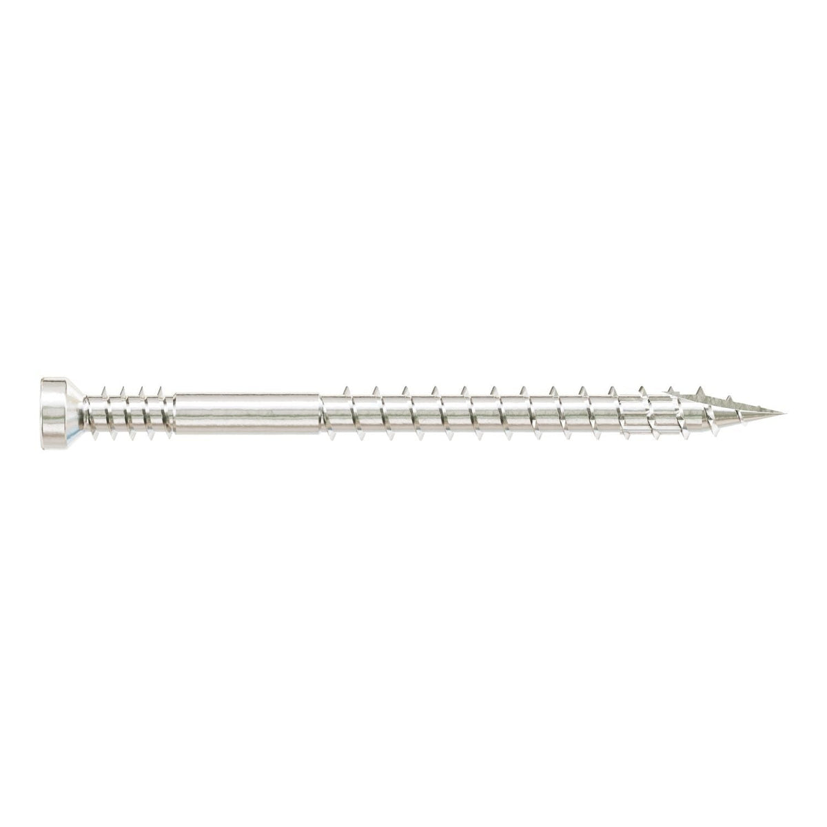 Simpson Strong-Tie FT07200T450 Finish Trim Screw, #7 x 2-in. T10, Trim-Head, Type 316, 450-Pack