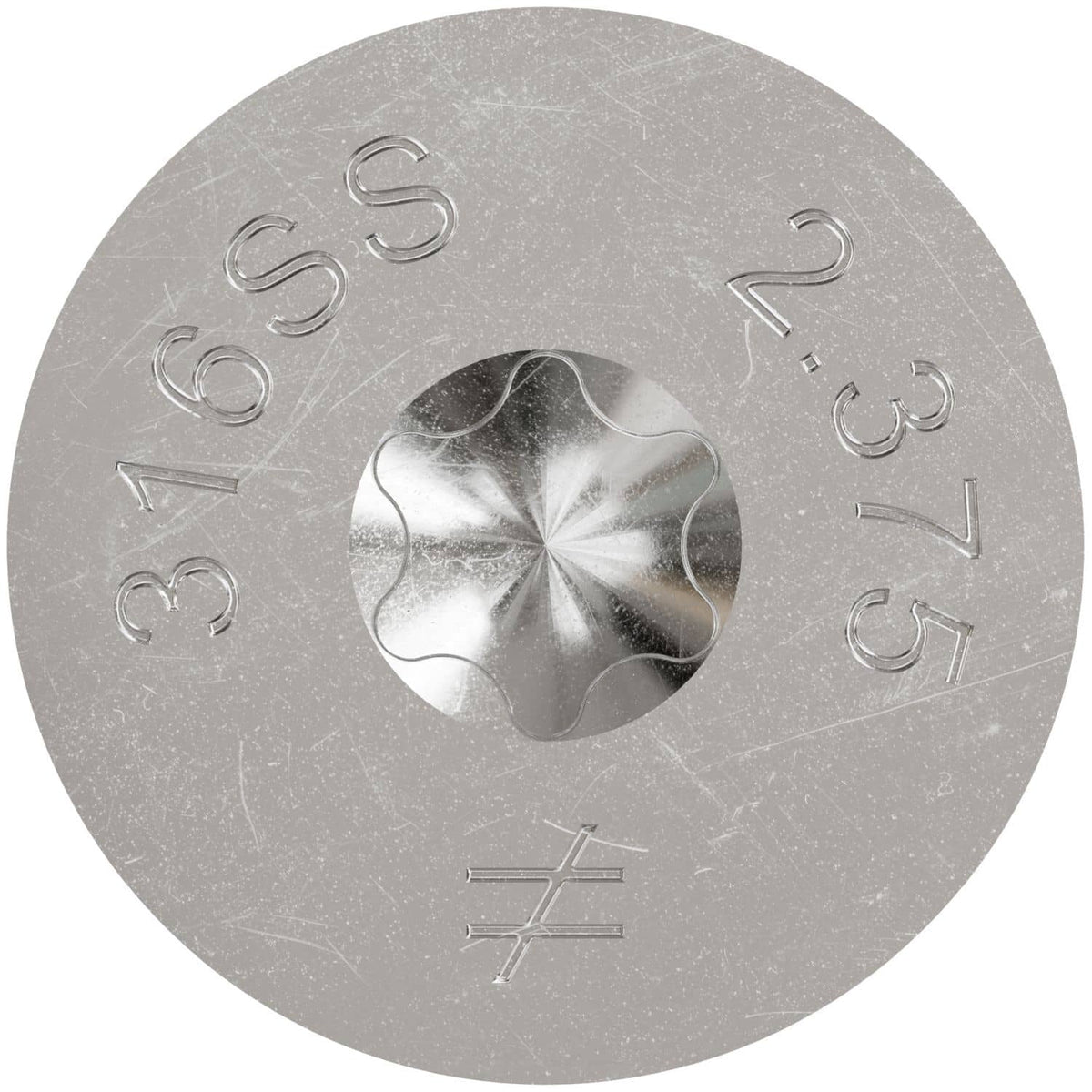 Simpson Strong-Tie THDC25238CS6SS Titen HD 1/4-in. x 2-3/8-in. Type 316 SS Countersunk Head Heavy-Duty Screw Anchor, 25-Pack