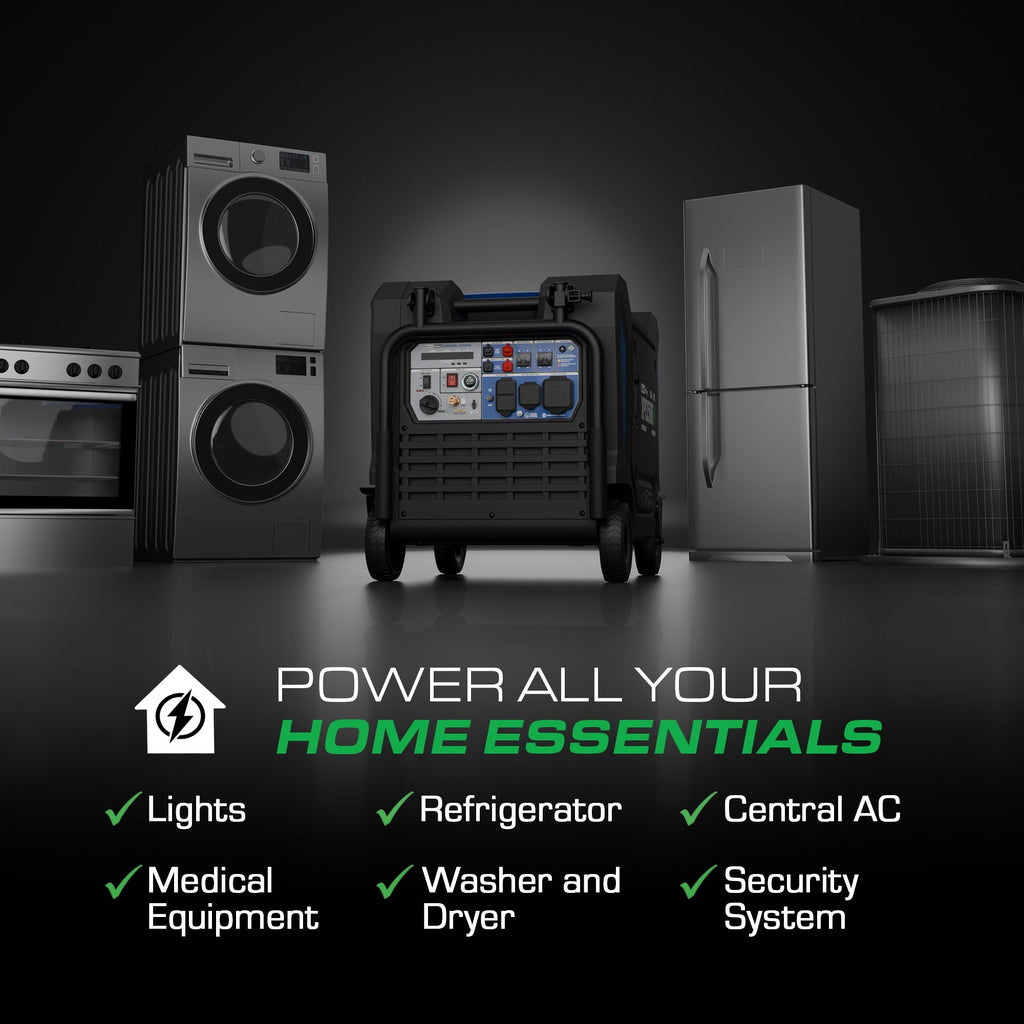 DuroMax XP13500iHT 13,500-Watt 550cc Tri-Fuel Portable Inverter Generator with CO Alert (XP13500iHT)