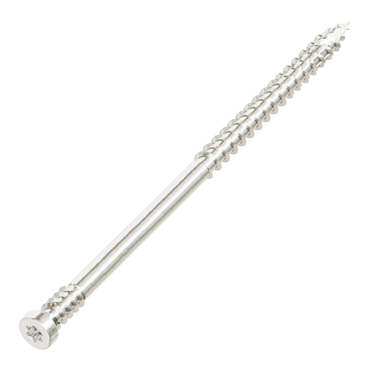 Simpson Strong-Tie FT07300T100 Finish Trim Screw, #7 x 3-in. T10, Trim-Head, Type 316, 100-Pack