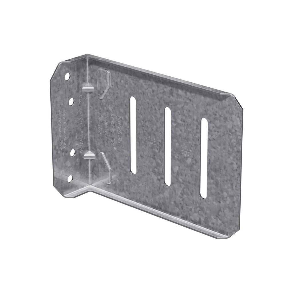 Simpson Strong-Tie 5-1/2-in. 16 ga. Bypass Framing Slide-Clip Connector w/ Screws, 25-Pack (SCB45.5-KT)